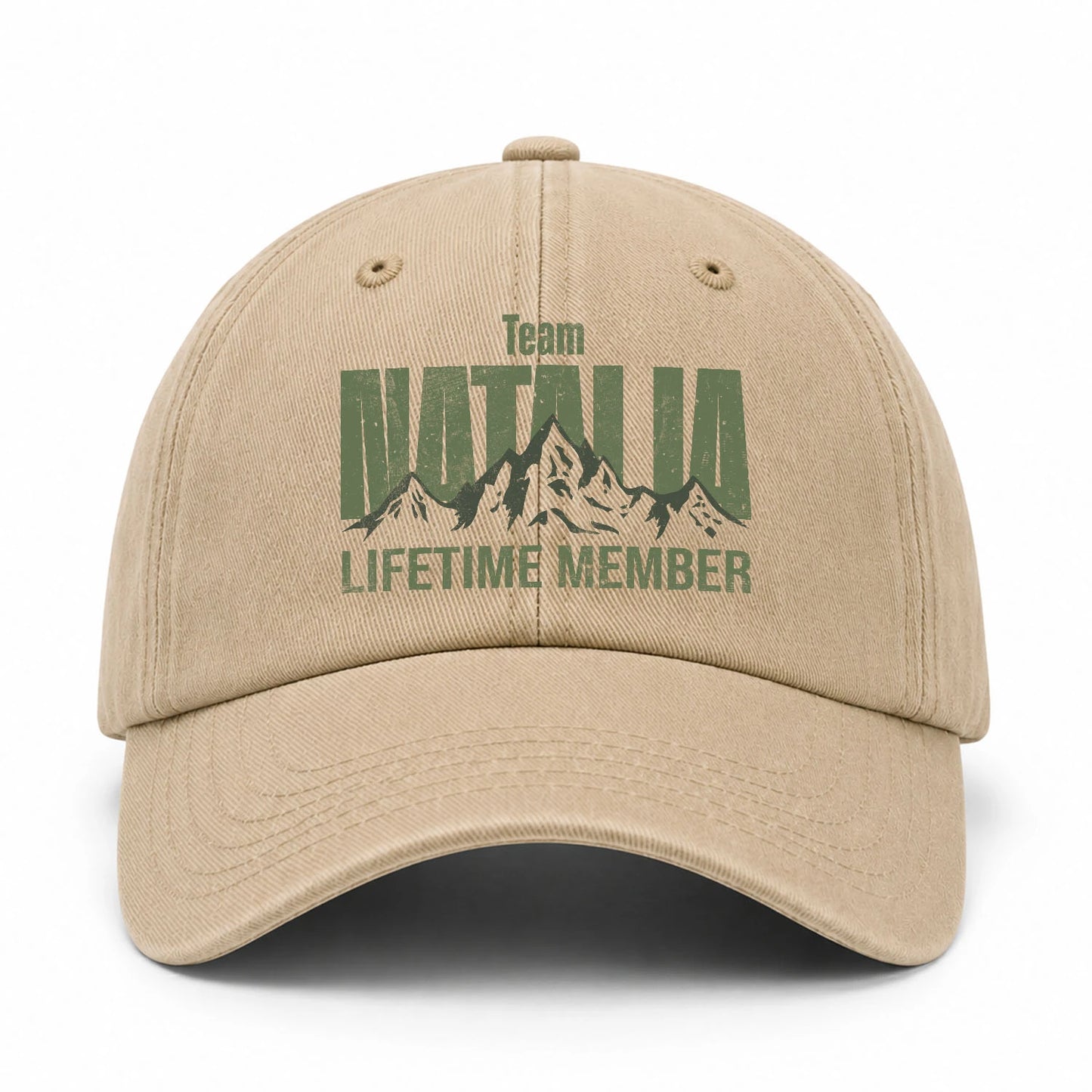Team Your Name Lifetime Member Mountain Cap NATALIA 13K1 C58PF