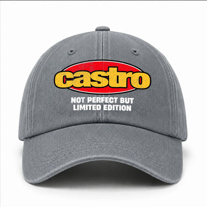 Your Name Not Perfect But Limited Edition Red Logo Washed Cap CASTRO 13K1 C84PF