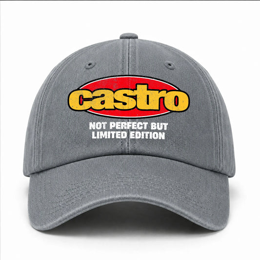 Your Name Not Perfect But Limited Edition Red Logo Washed Cap CASTRO 13K1 C84PF