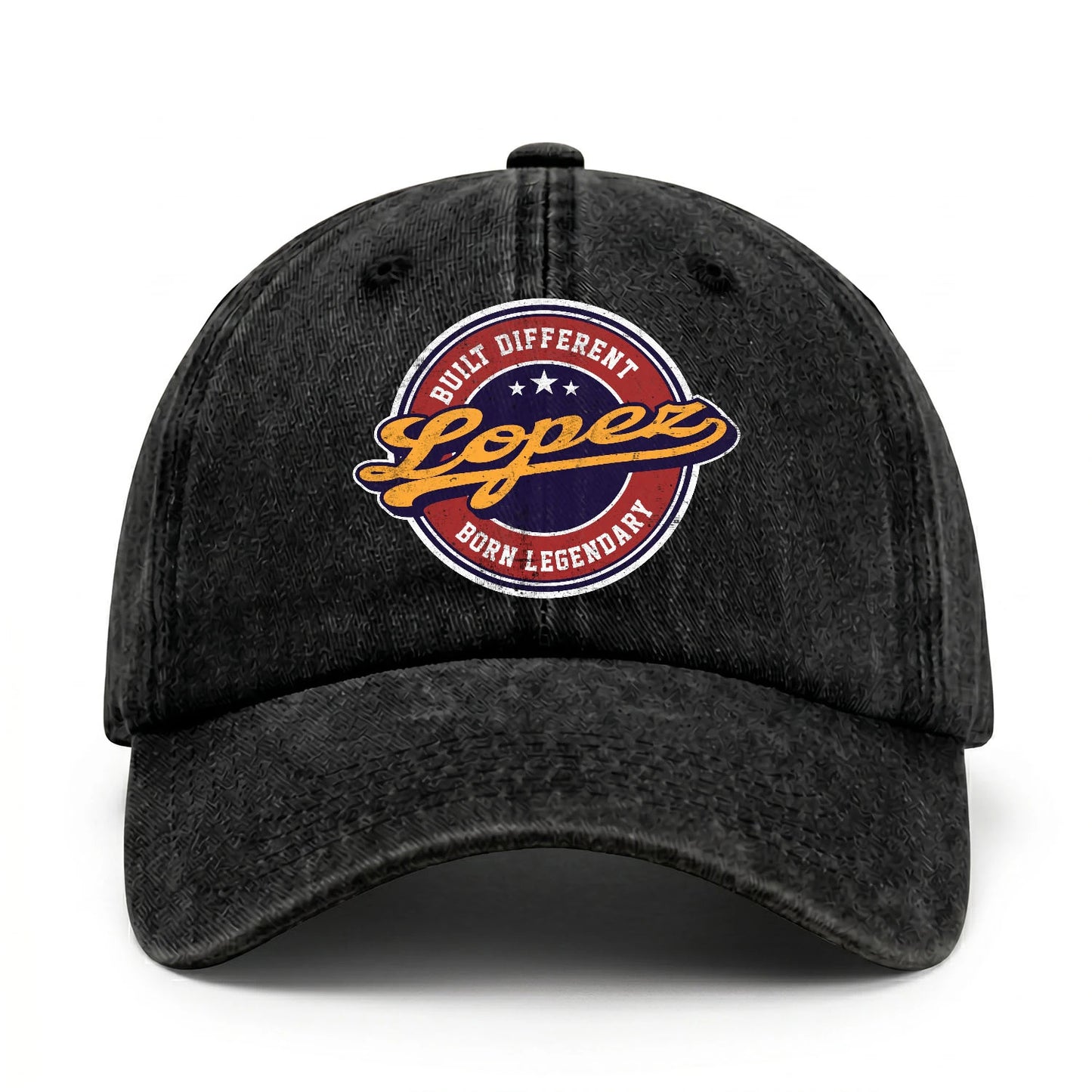 Built Different Born Legendary Logo Washed Cap LOPEZ 13K1 C65PF