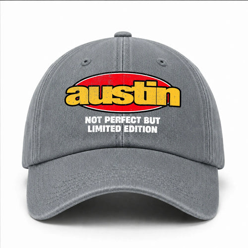 Your Name Not Perfect But Limited Edition Red Logo Washed Cap AUSTIN 13K1 C84PF
