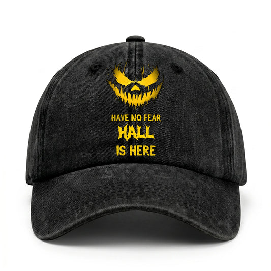 Have No Fear Your Name Is Here Jack O' Lantern Washed Cap HALL 13K1 C135PF