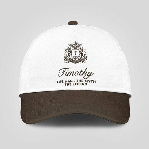 The Man The Myth The Legend Brown Cap TIMOTHY 13K1 C47PF