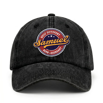 Built Different Born Legendary Logo Washed Cap SAMUEL 13K1 C65PF