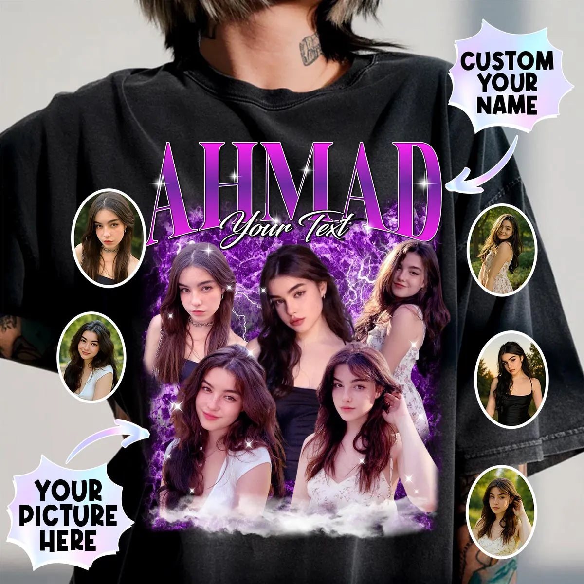 AHMAD 13K1-CTN1 Bootleg Rap Tee | Custom Bootleg T-Shirt | Perfect Gift