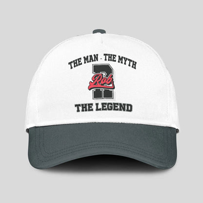 The Man The Myth The Legend Custom Initial Letter And Name Cap ROB 13K1 C38PF
