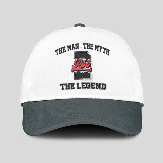 The Man The Myth The Legend Custom Initial Letter And Name Cap ROB 13K1 C38PF