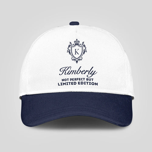 Not Perfect But Limited Edition Blue And White Luxury Cap KIMBERLY 13K1 C151PF