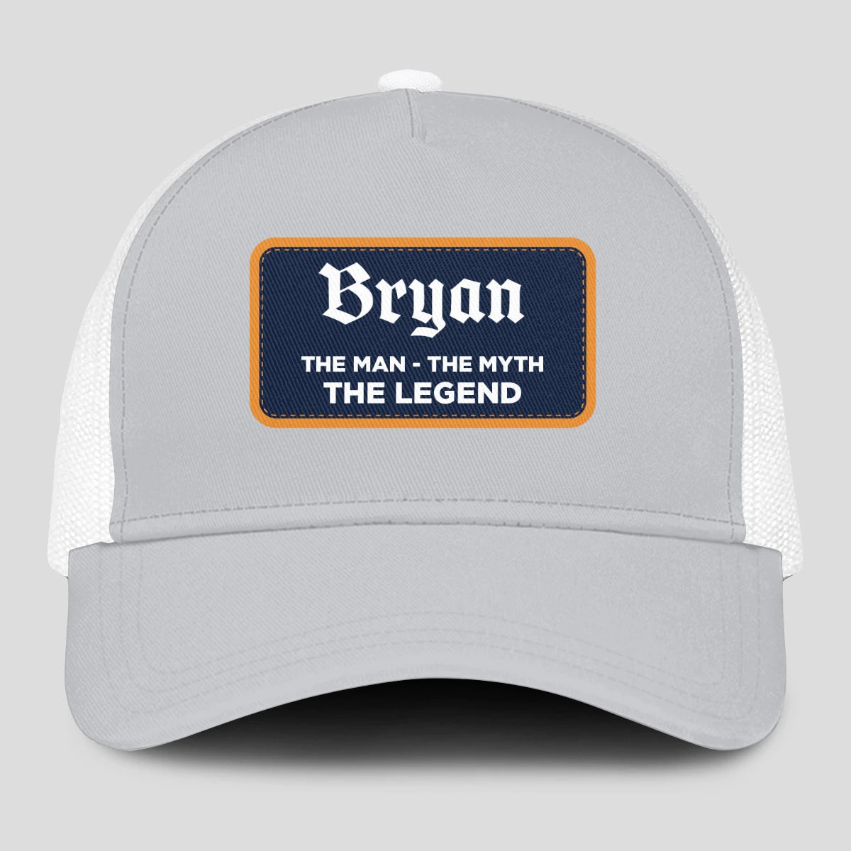 The Man The Myth The Legend Gray Mesh Cap BRYAN 13K1 C204PF