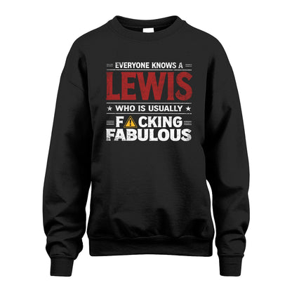 LEWIS 13K1-565 Everyone Know A/An Name Who Is Usually...
