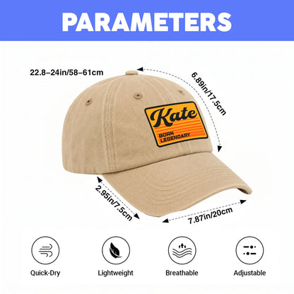 Born Legendary Vintage Washed Cap KATE 13K1 C64PF