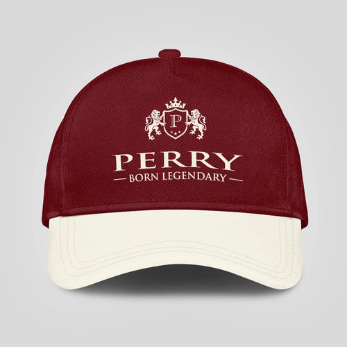 Born Legendary Burgundy And Beige Cap PERRY 13K1 C181PF