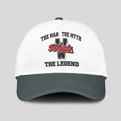 The Man The Myth The Legend Custom Initial Letter And Name Cap WENDY 13K1 C38PF