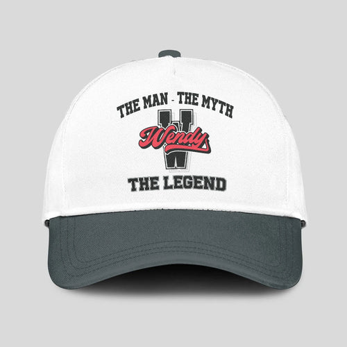 The Man The Myth The Legend Custom Initial Letter And Name Cap WENDY 13K1 C38PF