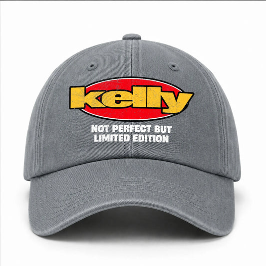 Your Name Not Perfect But Limited Edition Red Logo Washed Cap KELLY 13K1 C84PF