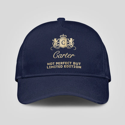 Not Perfect But Limited Edition Crest Logo Navy Cap CARTER 13K1 C160PF