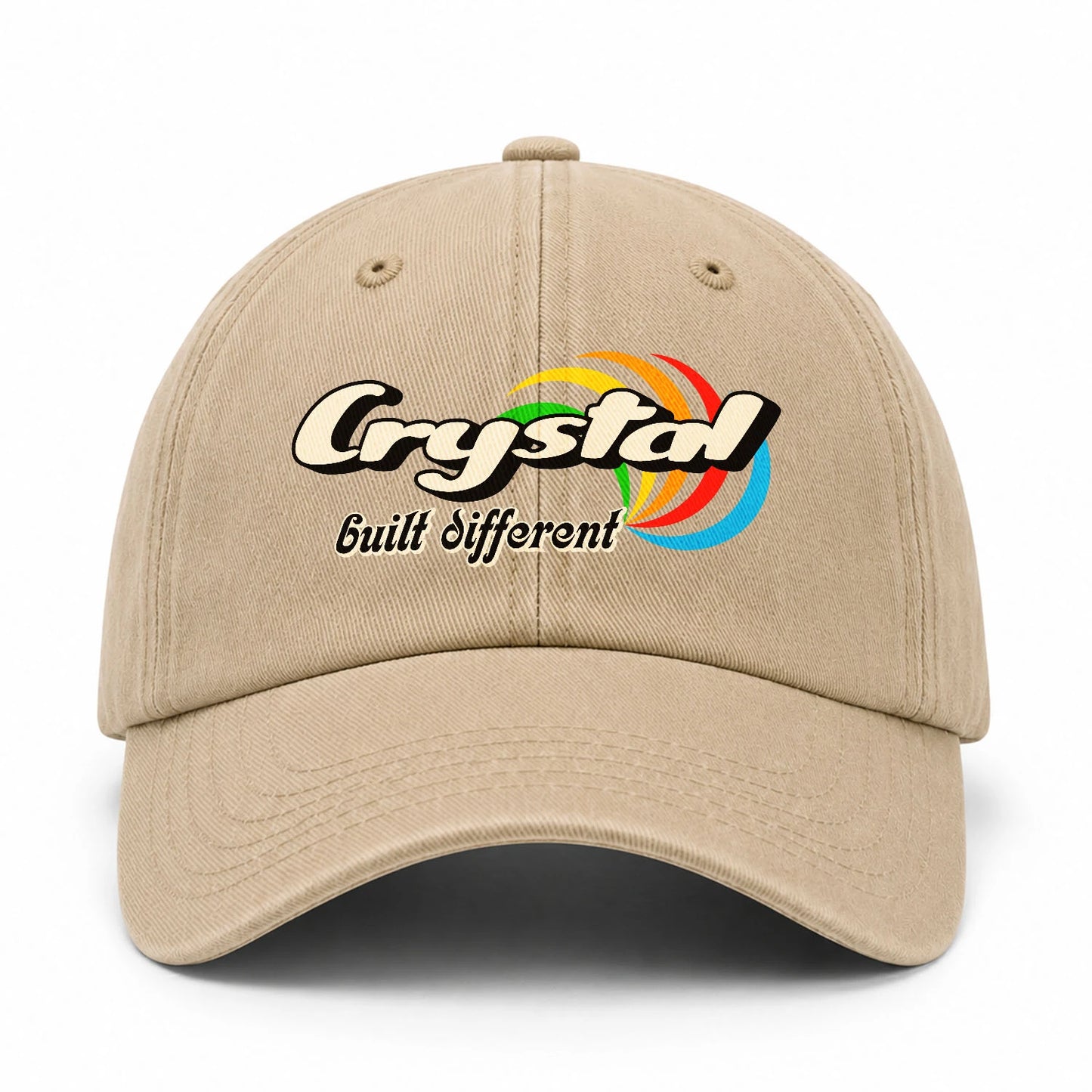 Your Name Built Different Retro Washed Cap CRYSTAL 13K1 C55PF