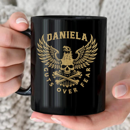 Guts Over Fear Eagle And Skull Mug DANIELA 13K1 MG28