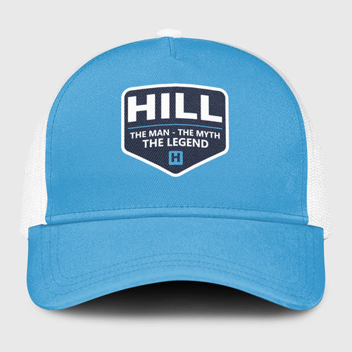 The Man The Myth The Legend Light Blue Mesh Cap HILL 13K1 C190PF