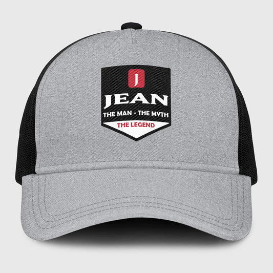 The Man The Myth The Legend Gray Mesh Cap JEAN 13K1 C189PF