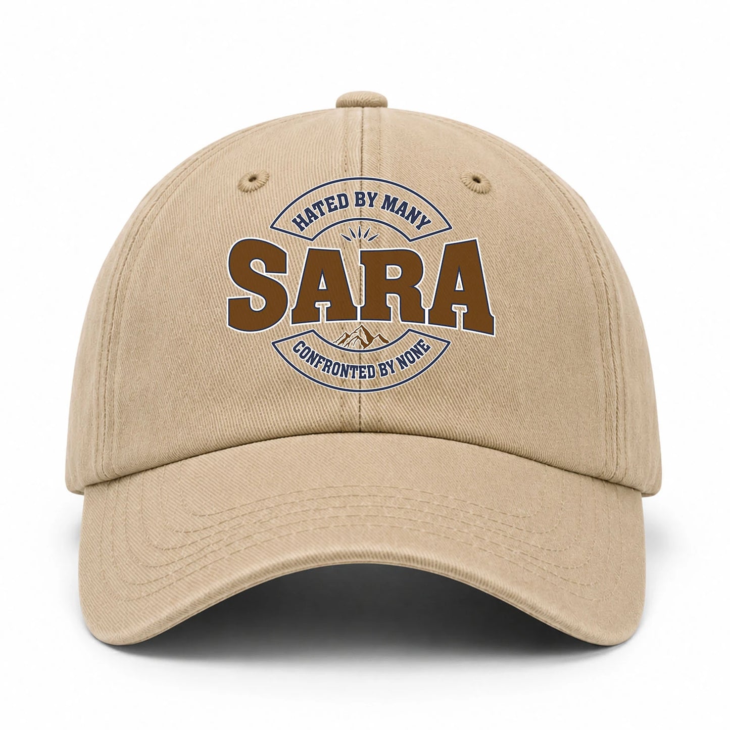 Hated By Many Confronted By None Washed Cap SARA 13K1 C36PF