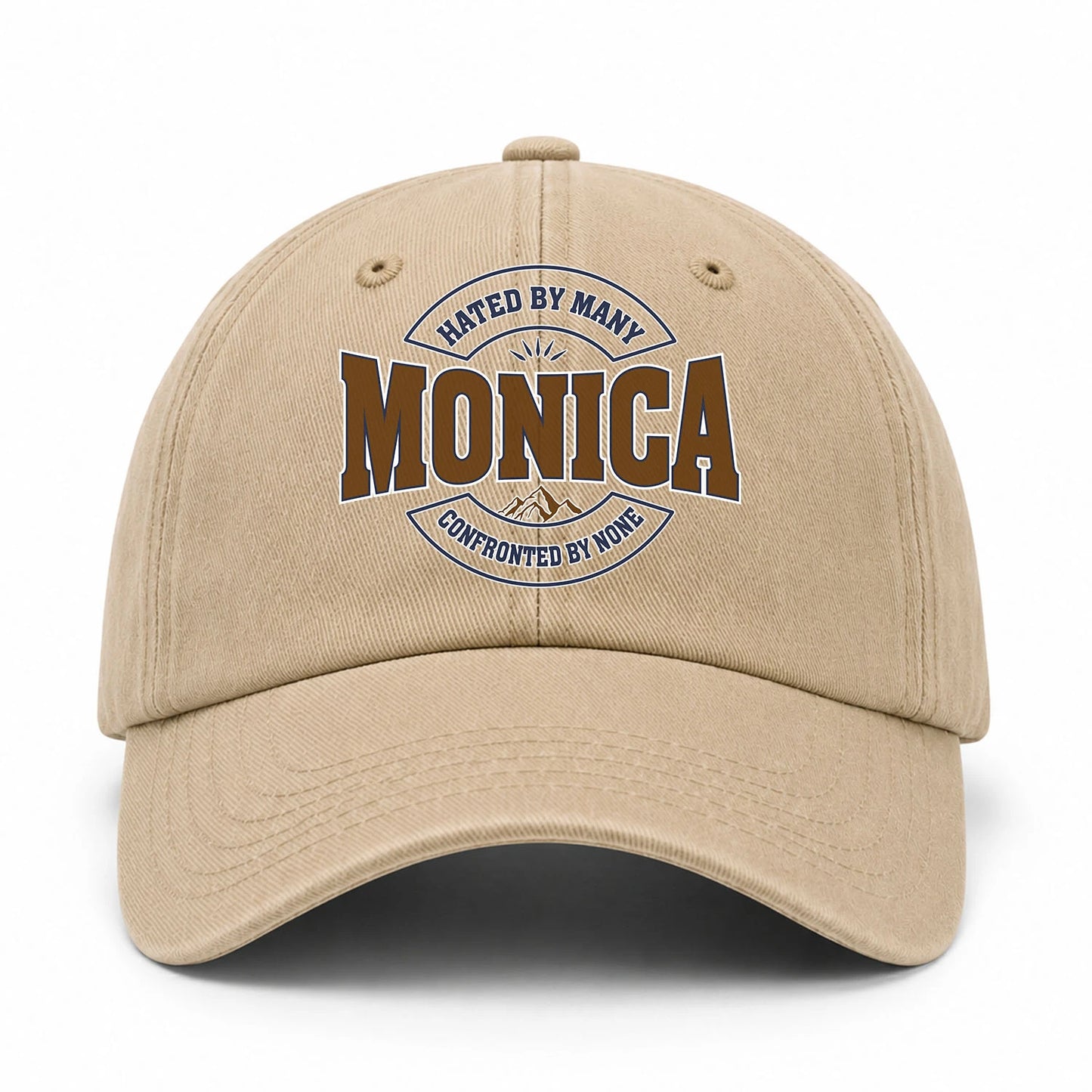 Hated By Many Confronted By None Washed Cap MONICA 13K1 C36PF
