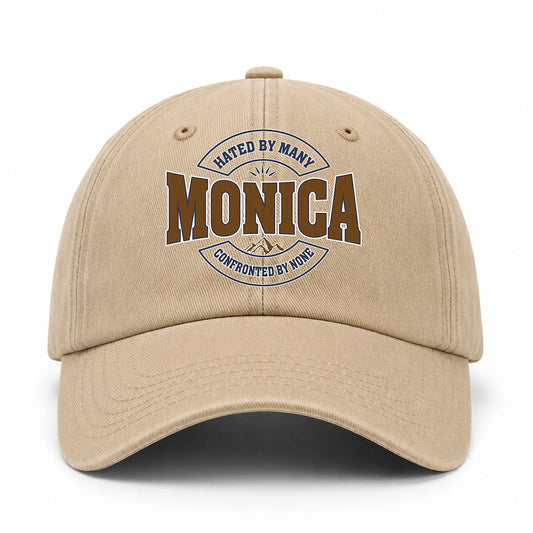 Hated By Many Confronted By None Washed Cap MONICA 13K1 C36PF
