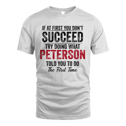 PETERSON 13K1-357 If At First You Don't Succeed...