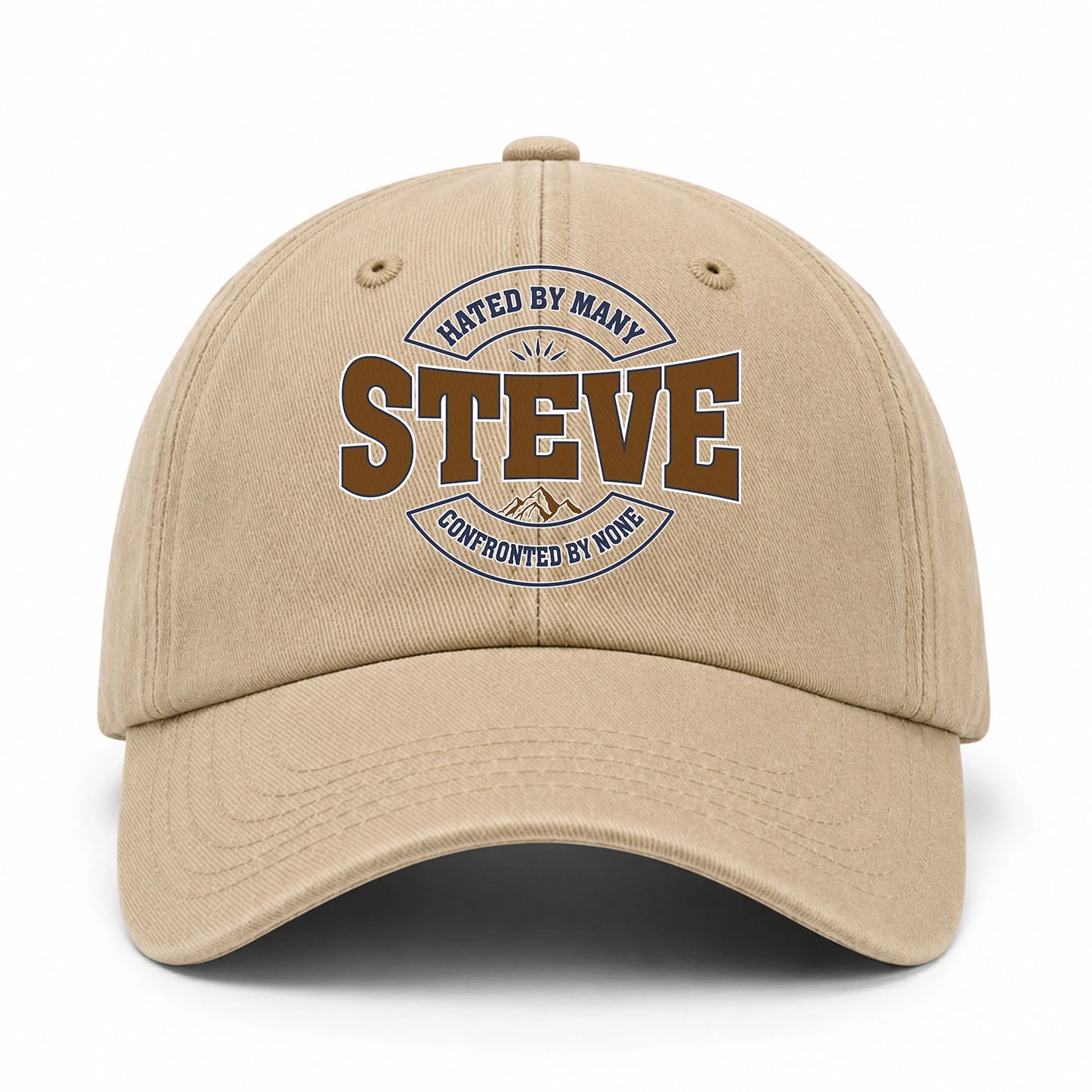 Hated By Many Confronted By None Washed Cap STEVE 13K1 C36PF