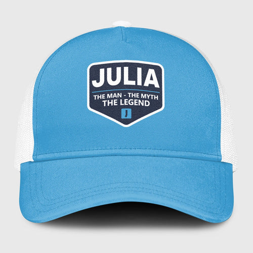 The Man The Myth The Legend Light Blue Mesh Cap JULIA 13K1 C190PF