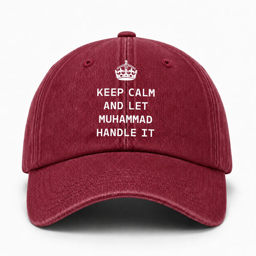 Have No Fear Your Name Is Here Halloween Washed Cap MUHAMMAD 13K1 C108PF