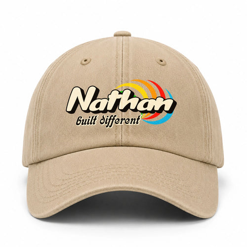 Your Name Built Different Retro Washed Cap NATHAN 13K1 C55PF