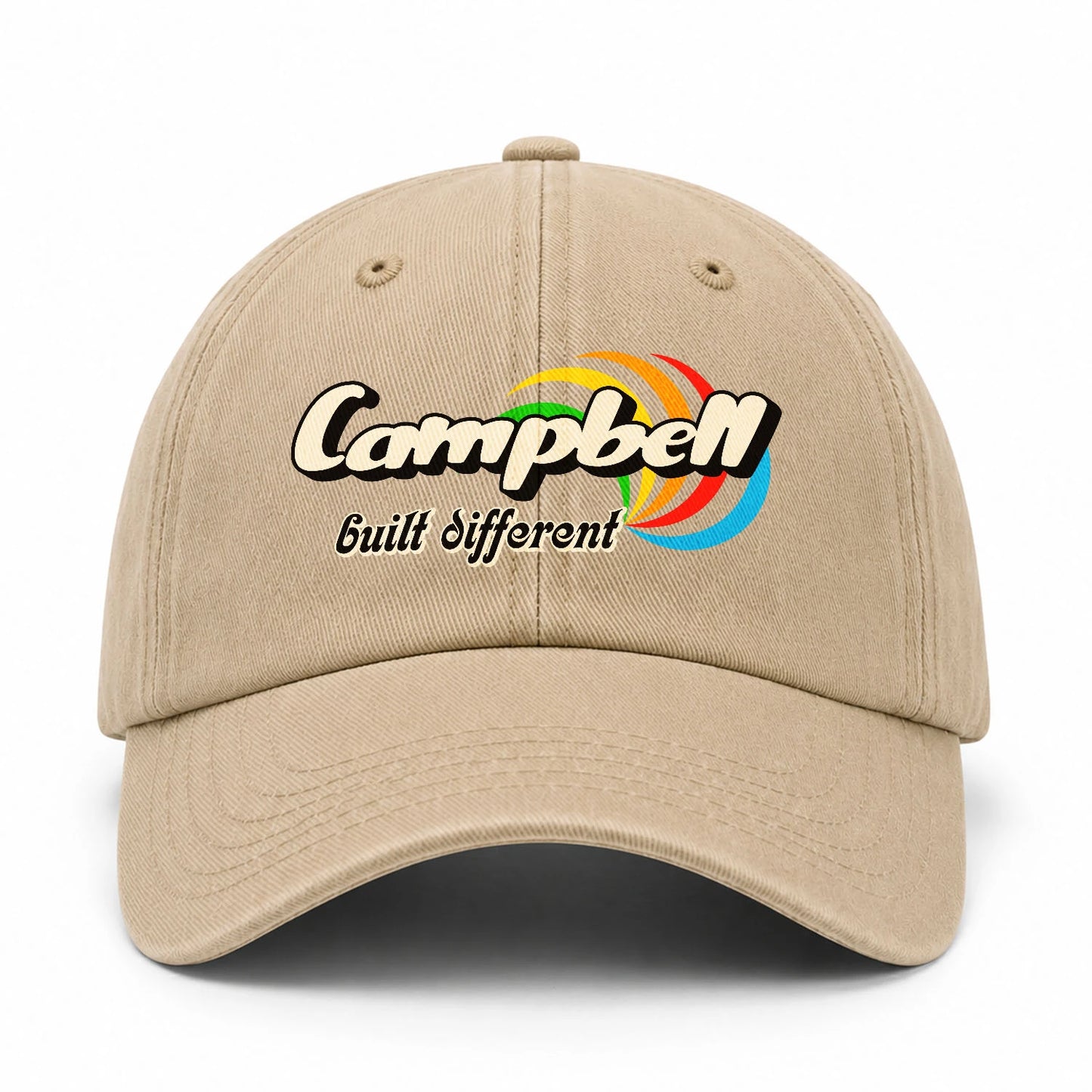 Your Name Built Different Retro Washed Cap CAMPBELL 13K1 C55PF