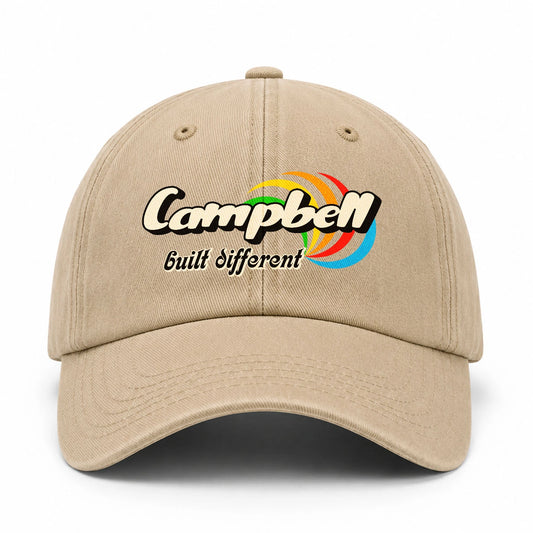 Your Name Built Different Retro Washed Cap CAMPBELL 13K1 C55PF