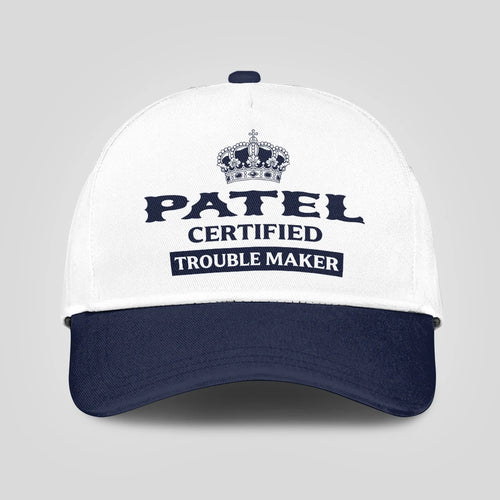 Certified Your Name Trouble Maker Washed Cap PATEL 13K1 C148PF