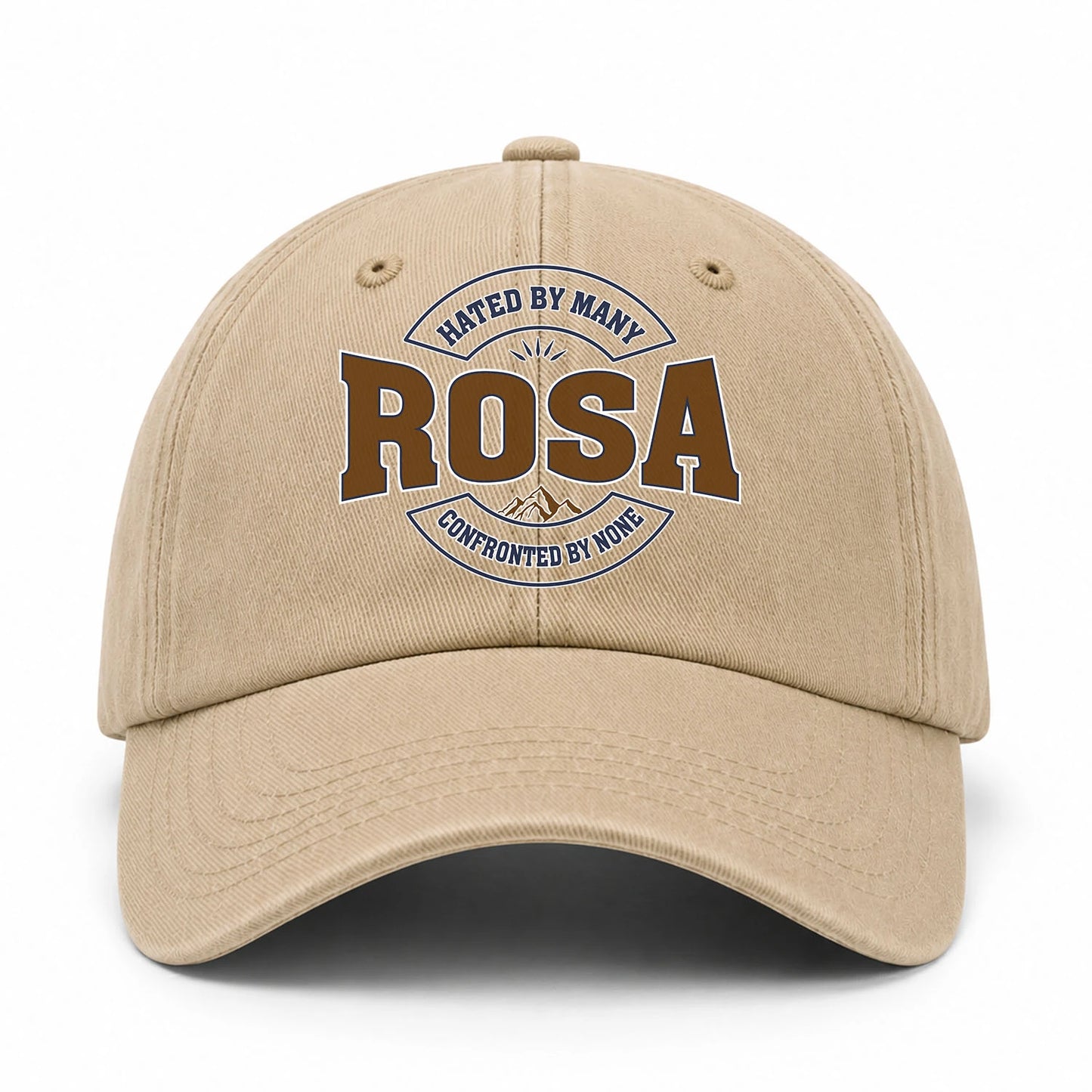 Hated By Many Confronted By None Washed Cap ROSA 13K1 C36PF