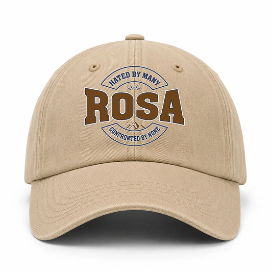 Hated By Many Confronted By None Washed Cap ROSA 13K1 C36PF