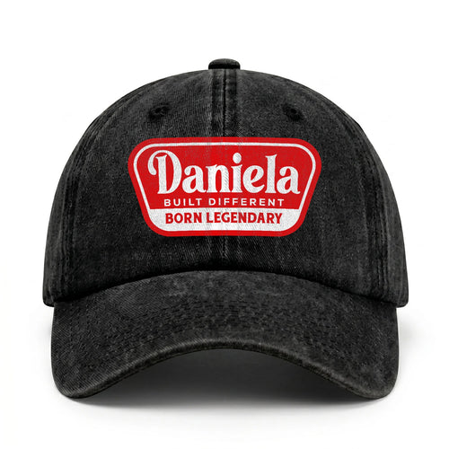 Built Different Born Legendary Red Logo Washed Cap DANIELA 13K1 C63PF