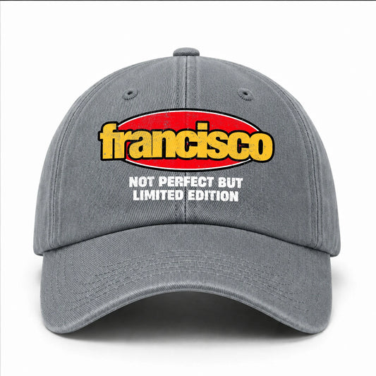 Your Name Not Perfect But Limited Edition Red Logo Washed Cap FRANCISCO 13K1 C84PF