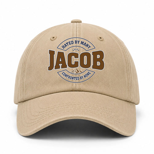 Hated By Many Confronted By None Washed Cap JACOB 13K1 C36PF
