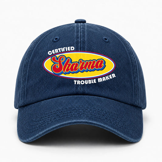 Certified Your Name Trouble Maker Washed Cap SHARMA 13K1 C73PF