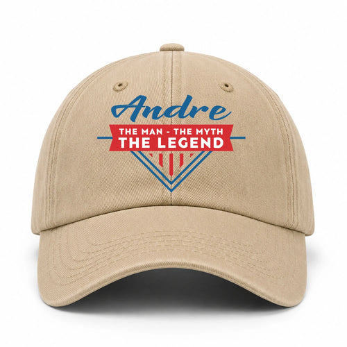 The Man The Myth The Legend Logo Washed Cap ANDRE 13K1 C37PF