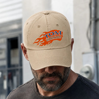 Your Name Unbreakable Logo Washed Cap TOM 13K1 C69PF