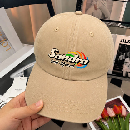 Your Name Built Different Retro Washed Cap SANDRA 13K1 C55PF