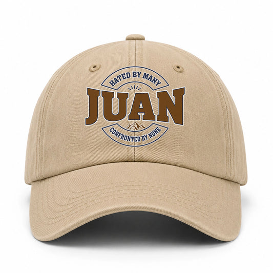 Hated By Many Confronted By None Washed Cap JUAN 13K1 C36PF