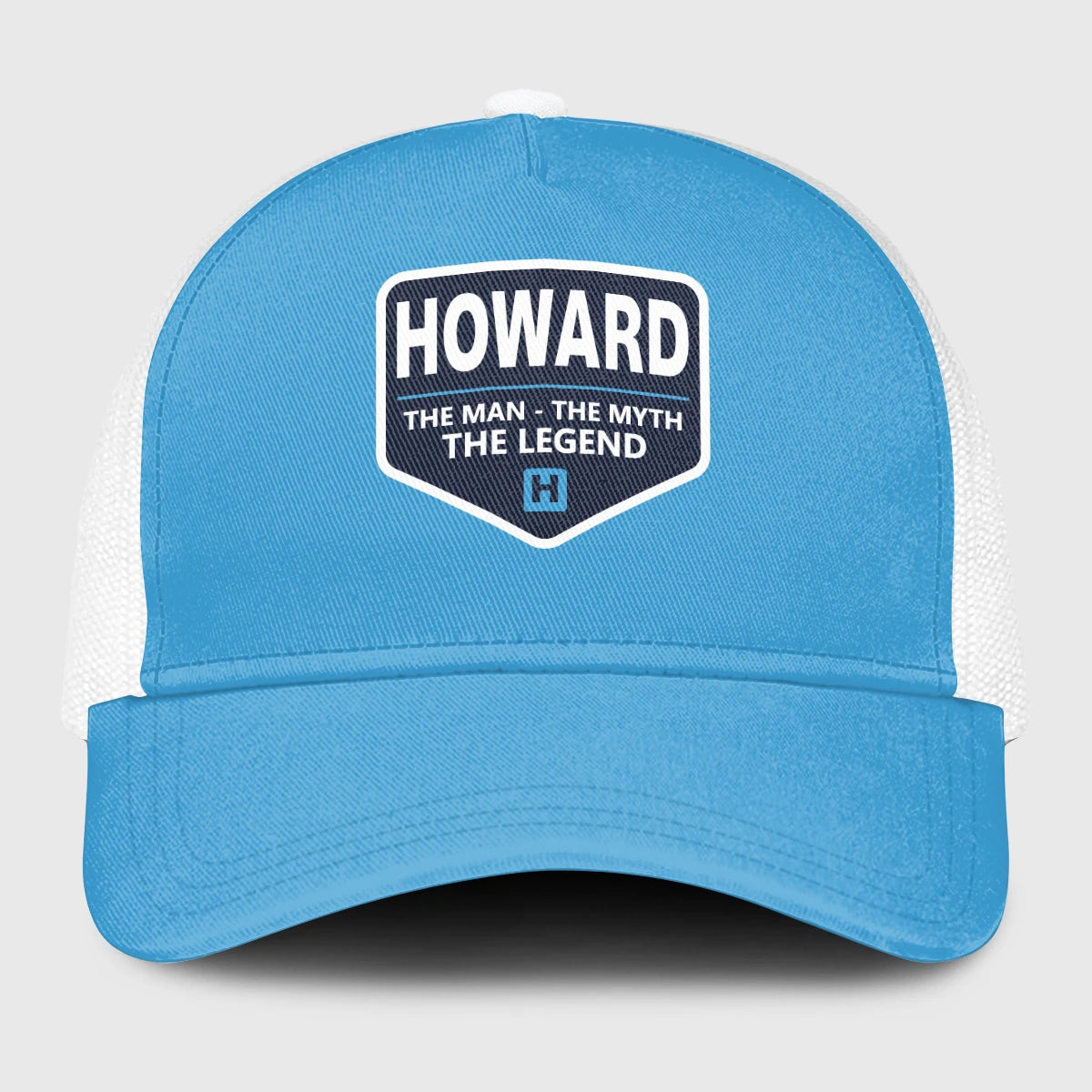 The Man The Myth The Legend Light Blue Mesh Cap HOWARD 13K1 C190PF