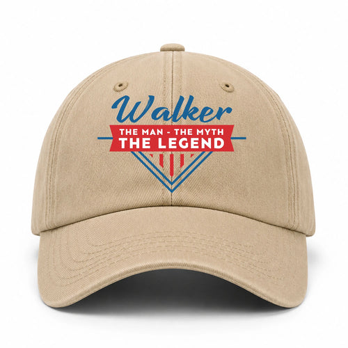 The Man The Myth The Legend Logo Washed Cap WALKER 13K1 C37PF