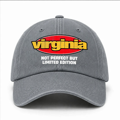 Your Name Not Perfect But Limited Edition Red Logo Washed Cap VIRGINIA 13K1 C84PF