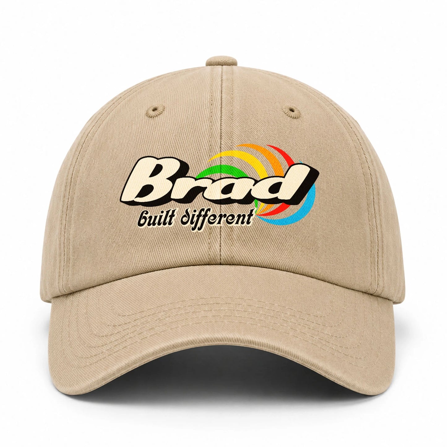 Your Name Built Different Retro Washed Cap BRAD 13K1 C55PF