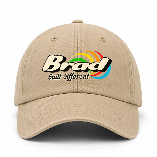 Your Name Built Different Retro Washed Cap BRAD 13K1 C55PF